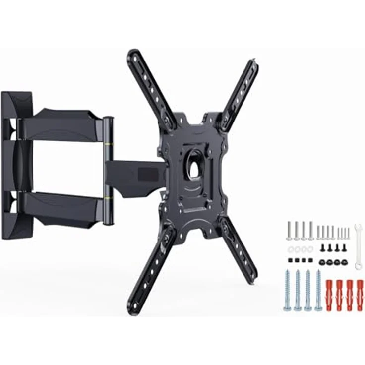 Gembird Premium Full-motion TV Wall Mount 32-55inch 32kg (Wand, 55", 32 kg), TV Wandhalterung, Schwarz – Bild 8