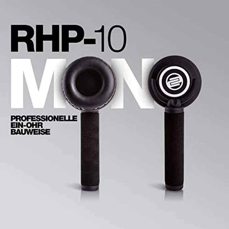 Reloop RHP 10 Mono, DJ Kopfhörer mit 50 mm Neodym Treiber, schwarz, inkl. XLR-Ausgang und Kunstledertasche – Bild 6