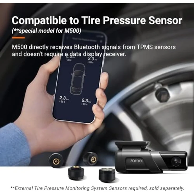 DASHCAM 170 DEGREE/M500 64GB 70MAI – Bild 6