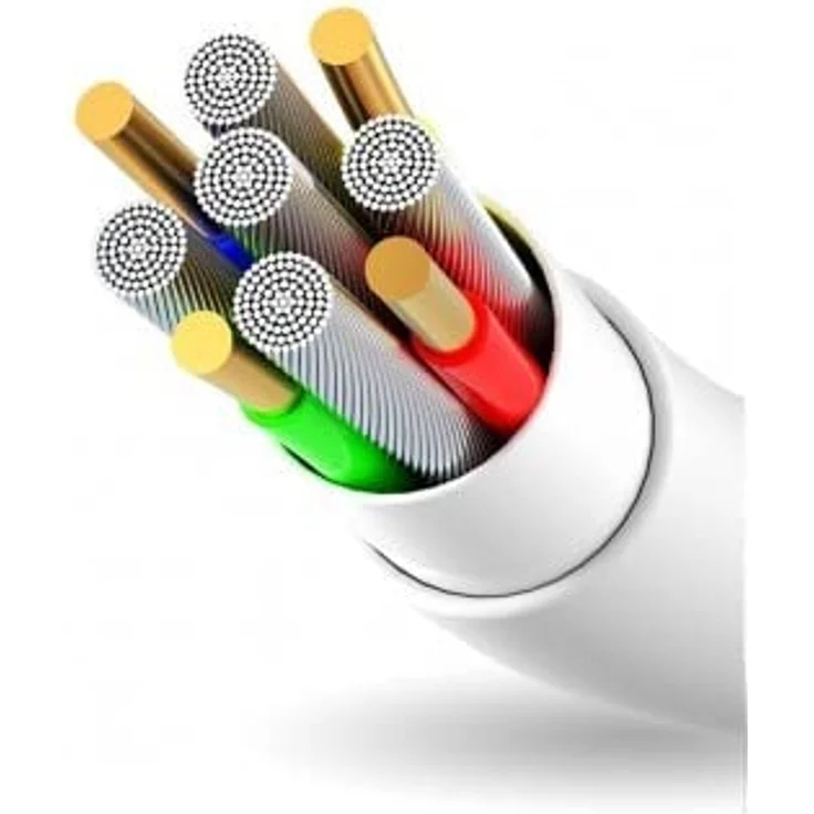 Dudao USB / Lightning Kabel 3A, 1m, weiß, schnelles Laden und Datentransfer – Bild 2