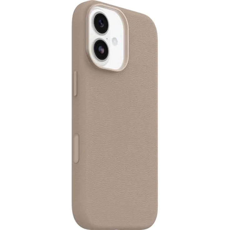 OtterBox Symmetry Series Cactus Leather MagSafe Hülle für iPhone 17, stoßfest, dünn, 3X getestet nach Militärstandard, Grau – Bild 4