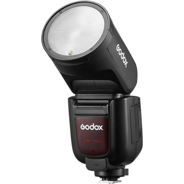 Godox V1Pro C, TTL Li-Ionen Rundblitzgerät für Canon mit 76 Leitzahl und 100 Blitzen bei voller Leistung – Bild 5