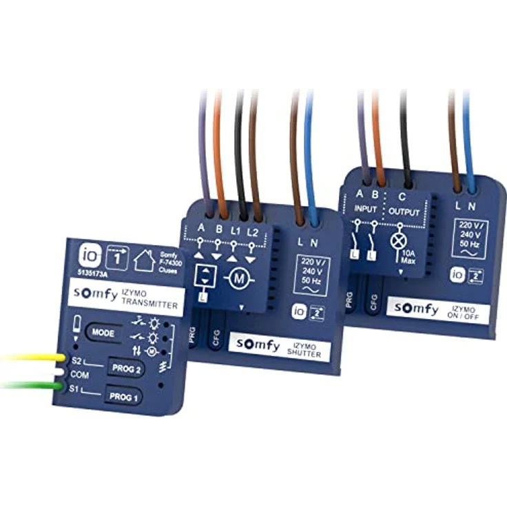 SOMFY Unterputz-Empfänger Licht An/Aus io 1822649, 1822649 – Bild 3