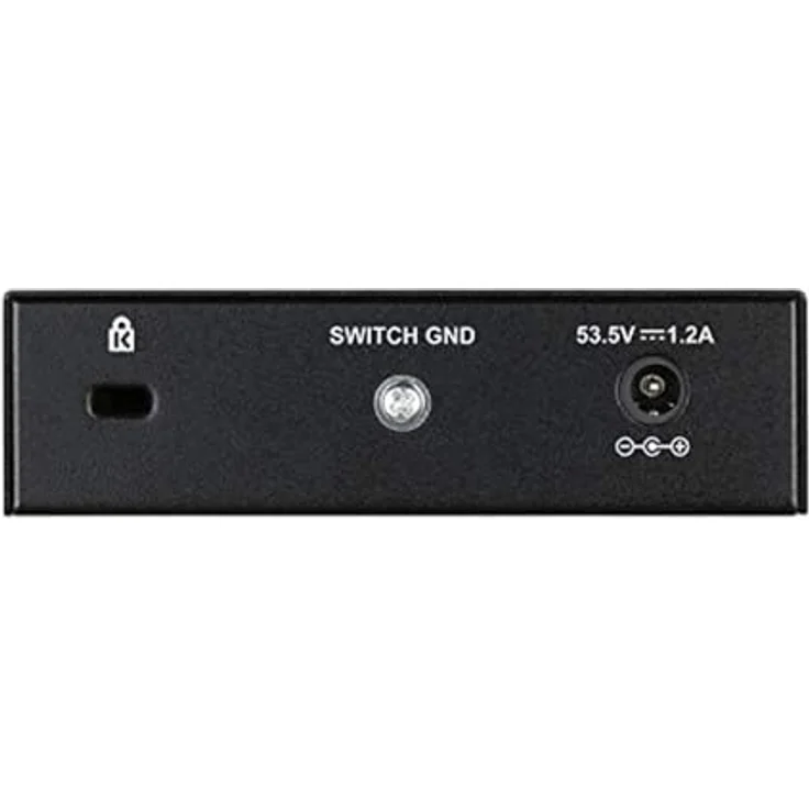 D-Link DES-1005P Fast Ethernet Switch (5-Port Layer2, 10-100 Mbit-s, PoE, einfache Plug & Play-Installation, automatische MDI-MDIX-Erkennung, lüfterlos) schwarz – Bild 3