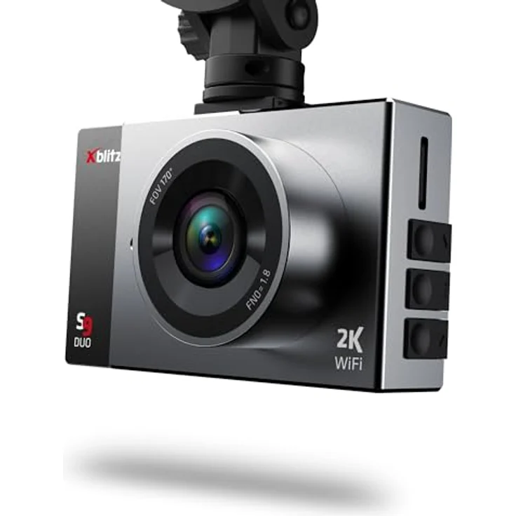 Xblitz S9 Duo Dashcam Set -2k - WiFi - WDR - Parking Modus, Schwarz – Bild 2