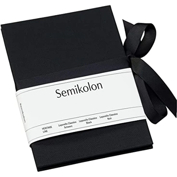 Semikolon Fotoalbum Leporello 353210 Classico, Platz für 14 Fotos, schwarz – Bild 1