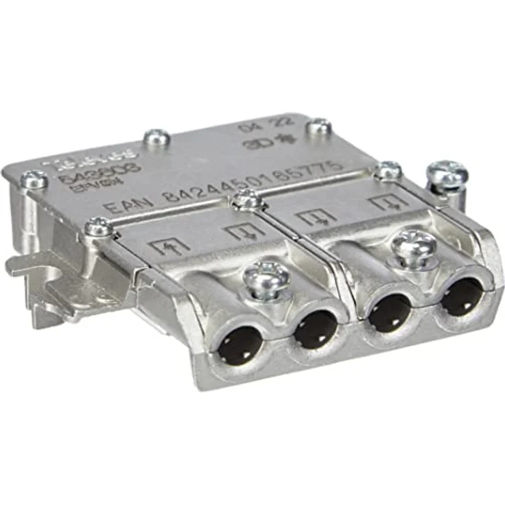 Televes 543603 Kabelspalter oder -kombinator Kabelsplitter Edelstahl - Kabelspalter oder -kombinatoren (Kabelsplitter, 5-2400 MHz, Edelstahl, 8,5 dB, Sichtverpackung) – Bild 4