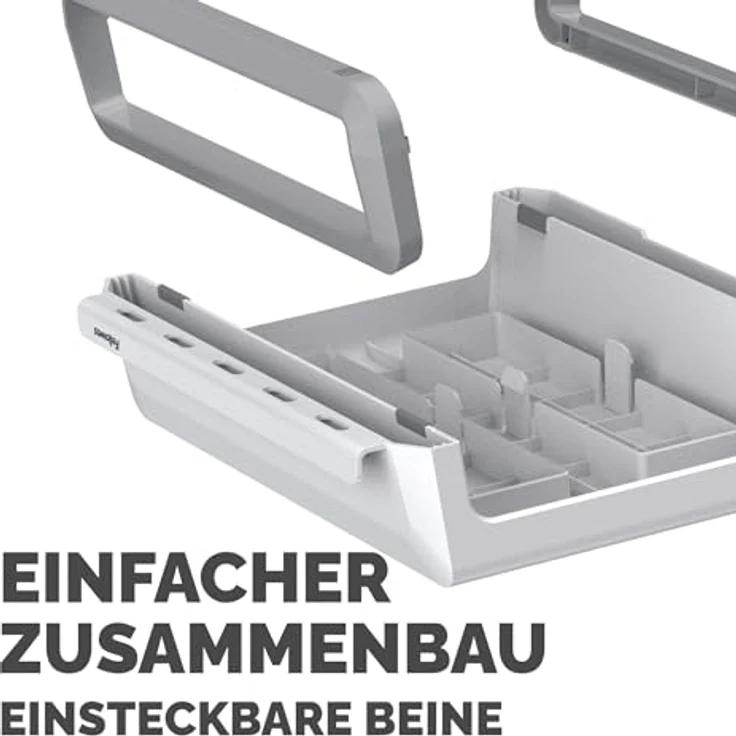 FELLOWES Breyta Monitorständer, weiß, 3 Höheneinstellungen, ideal für hybrides Arbeiten – Bild 7