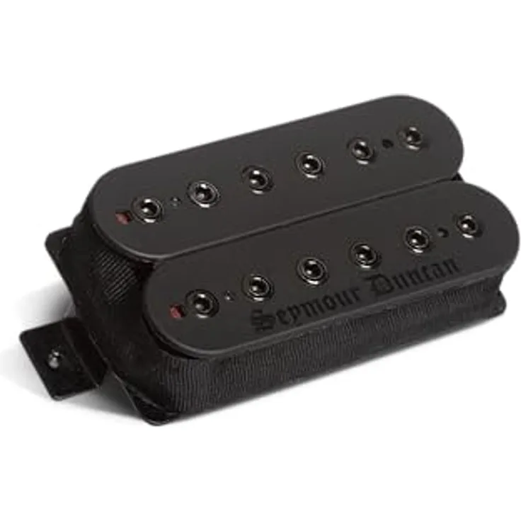 Seymour Duncan Blackened Black Winter Humbucker, Bridge Pickup mit hohem Output für Extreme Metal, mattschwarz
