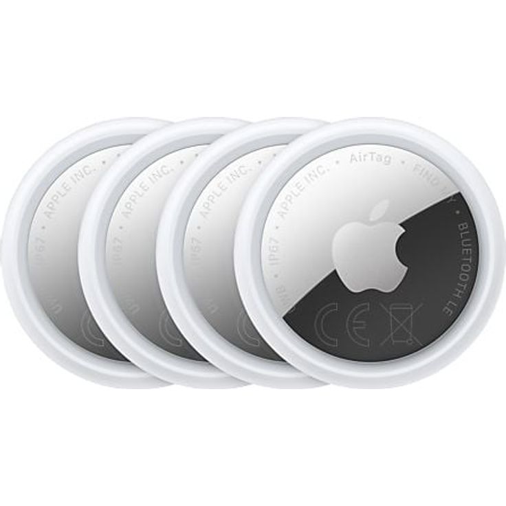Apple AirTag 2. Gen., 4er Pack – Präzises Ortungssystem mit lauterem Signalton, langer Batterielaufzeit & „Wo ist?“ App