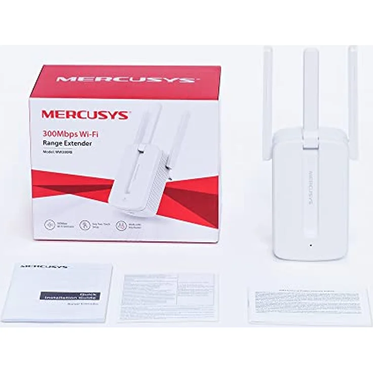 TP-Link Wireless Repeater WiFi Extender und Access Point, Geschwindigkeit Single Band 300 Mbps, DREI Externe Antennen mit MIMO-Technologie, Verbessern Sie Ihre WLAN-Abdeckung, Mercusys MW300RE – Bild 5