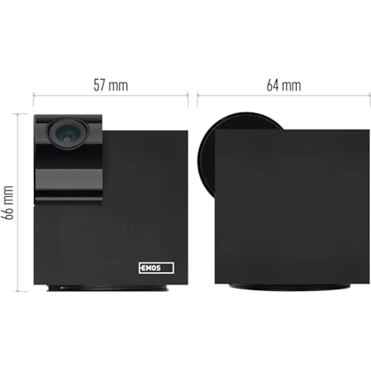 Emos GoSmart Rotierende Überwachungskamera IP-110 CUBE mit WiFi (2304 x 1296 Pixels), Schwarz – Bild 6