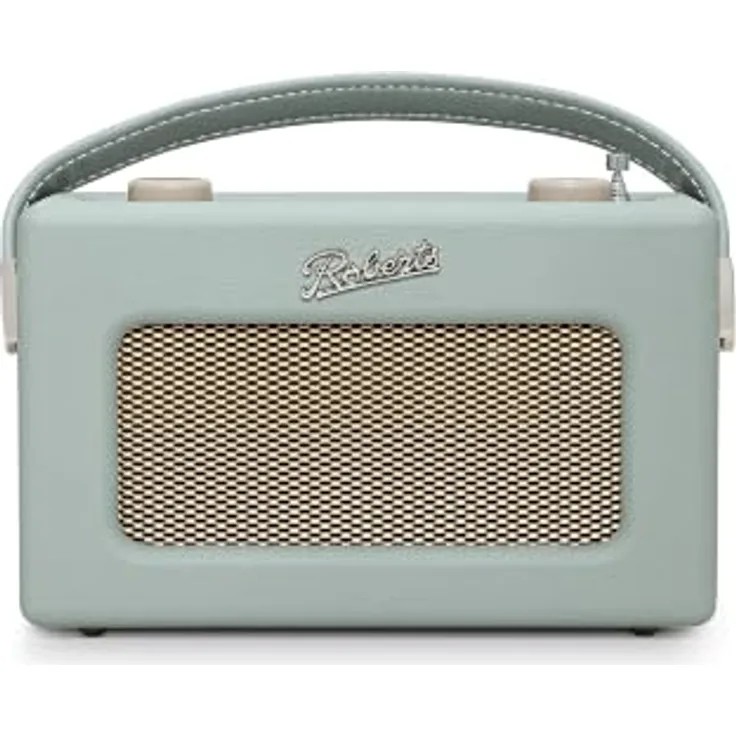 ROBERTS RADIO Revival Uno Solar, Tragbares Bluetooth DAB+/FM Radio mit Solarpanel, Duck Egg Blue