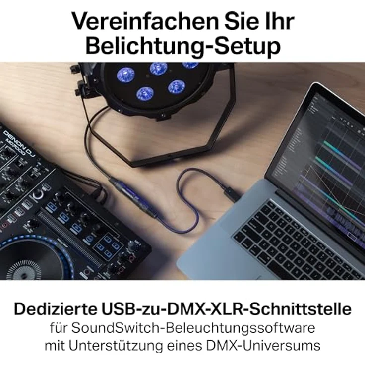 SoundSwitch Micro DMX Interface – Ultrakompaktes USB auf DMX Interface inklusive er Nutzung der SoundSwitch Software für 3 Monate – Bild 4