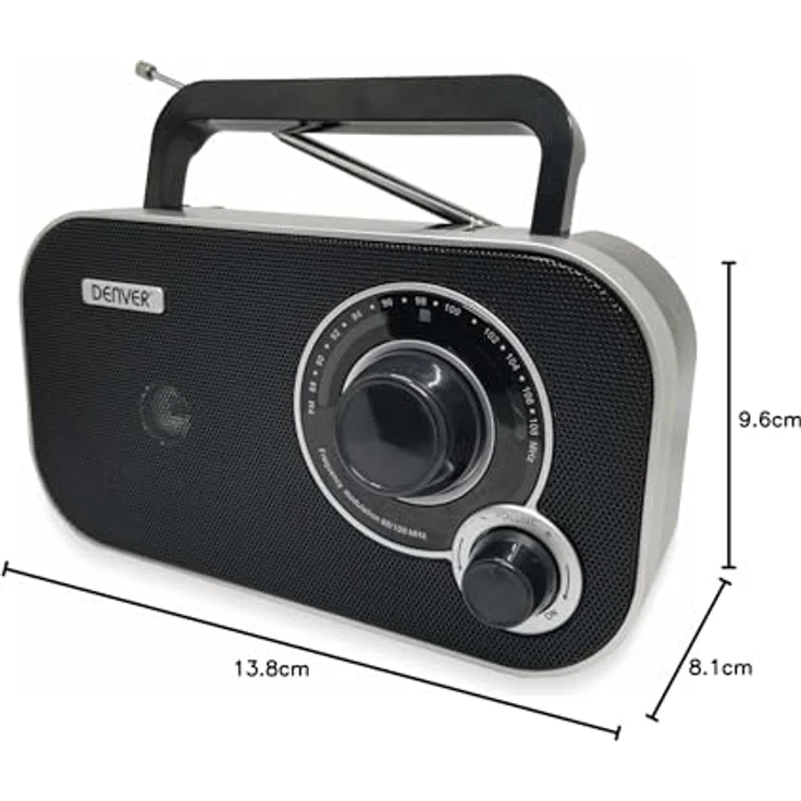 Denver Electronics TR-51 Transistor-Radio, schwarz – Bild 9