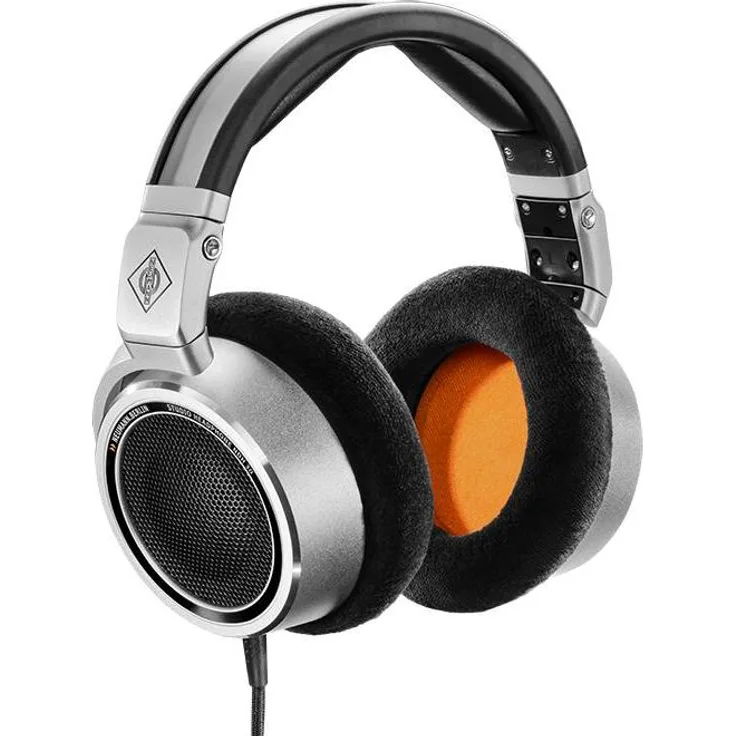 Neumann NDH 30, Kabelgebundene Kopfhörer mit hochpräzisem Monitoring, Silber/Schwarz