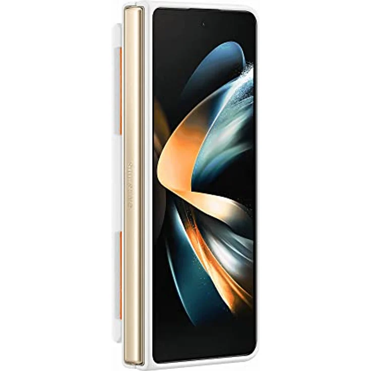 Samsung Silicone Grip Cover EF-GF936 für das Galaxy Z Fold4 | Smartphone Cover, Handy-Hülle mit abnehmbarem Band, Griffig, Schutz Case, stoßfest, White – Bild 3
