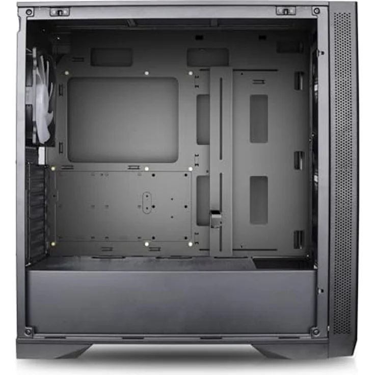 SILENTWARE Silentware Air 1000 Black Midi Tower ATX PC-Gehäuse, große Metall Mesh-Front, gehärtetes Glas-Seitenfenster, 4x 120mm A-RGB Lüfter, GPU bis 400mm, Radiatoren 360mm, ATX Netzteil, Schwarz – Bild 5