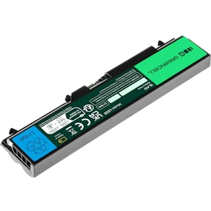 Green Cell Laptop-Batterie, 6 Zellen, 4400 mAh, Schwarz, kompatibel mit Lenovo ThinkPad Edge 14/15, E525, T410, T420, T510, T520, W510 – Bild 4