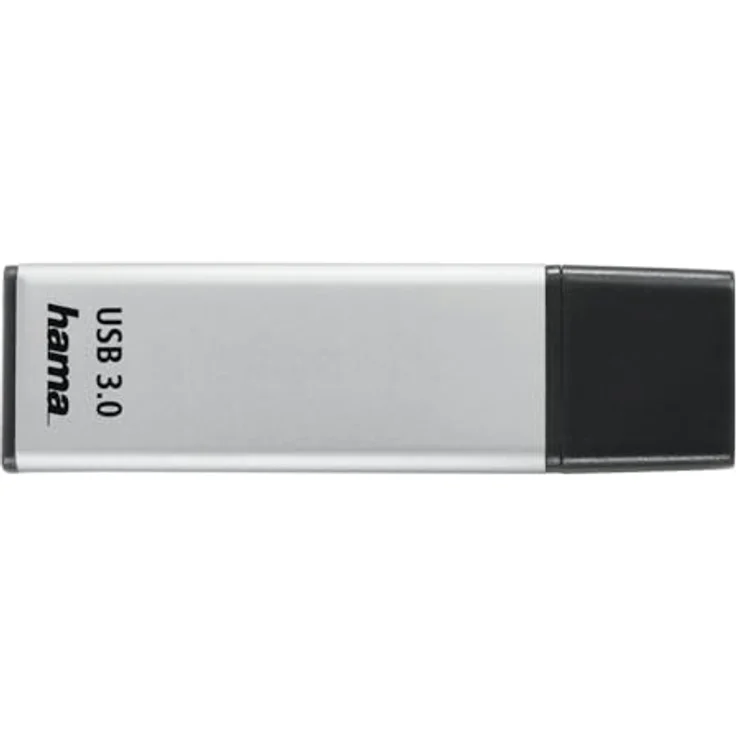 Hama 64GB USB-Stick USB 3.0 Datenstick (70 MB-s Datentransfer, USB-Stick mit Öse zur Befestigung am Schlüsselring, Speicherstick, Memory Stick mit Verschlusskappe, geeignet für Windows-MacBook) silber – Bild 3
