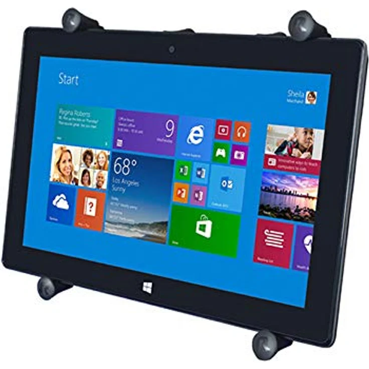 RAM Mounts X-Grip Universal-Halterung für 22,9 cm - 25,4 cm Tablets, kompatibel mit RAM B 2,5 cm und C 3,8 cm (1,5 Zoll) großen runden Kugelsockeln  – Bild 4