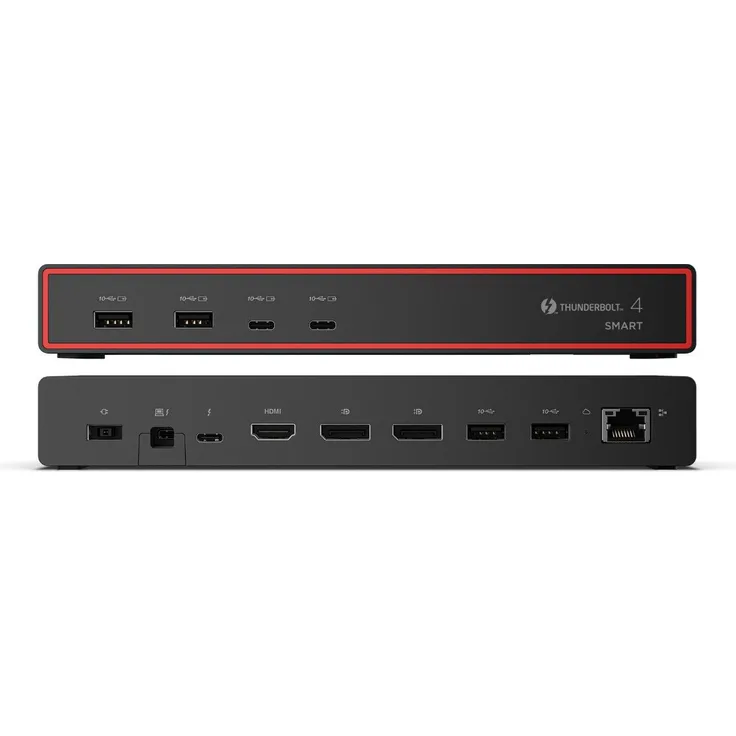 Lenovo ThinkPad Thunderbolt 4 Smart Dock Gen2 135W, Dockingstation mit USB4-Technologie und universeller Betriebssystem-Kompatibilität