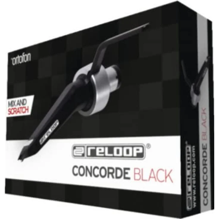Reloop Concorde Black – Sphärisch geschliffenes Tonabnehmersystem mit robuster Konstruktion für Plattenspieler – Guter Klang, für Scratches geeignet, (schwarz) – Bild 4