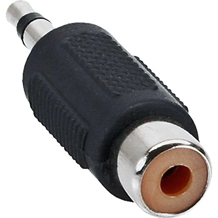 InLine 99326 Audio Adapter, 3,5mm Klinke Stecker an 1x Cinch Buchse, Mono – Bild 2