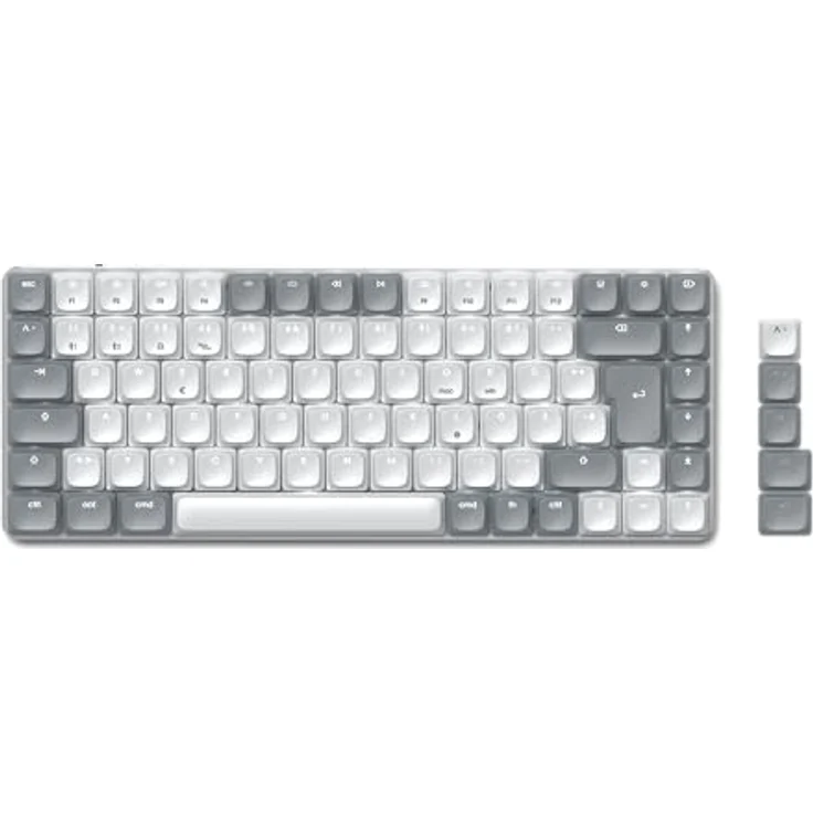 Satechi SM1 Slim ST-KSM1LT-DE, Tastatur ohne Ziffernblock, Deutsch Layout, GrauChrom, kompatibel mit Mac/Windows – Bild 4