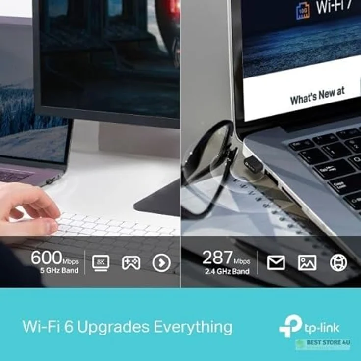 TP-Link Archer TX10UB Nano, Dualband Wi-Fi 6 USB Adapter mit 900 Mbps und Bluetooth 5.3, kompakt – Bild 6