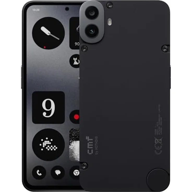 CMF BY NOTHING CMF Phone 1 8+128GB - Smartphone ohne Vertrag mit 50 MP Sony-Kamera, Ultra XDR und Nothing OS 2.6 - Schwarz