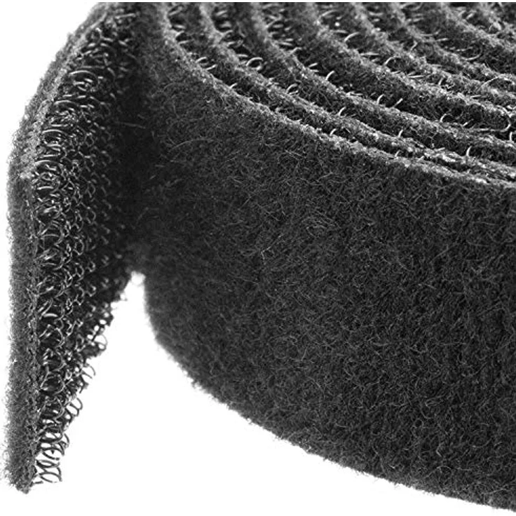 StarTech.com Klettverschluss 7,6m Rolle - Schwarz – Bild 2