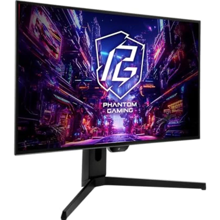 ASRock PGO27QFS, 68,5 cm (27 Zoll) QHD OLED Monitor mit 240 Hz, 2x HDMI, 2x DP, USB-C, Schwarz – Bild 2