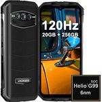 DOOGEE S100 Outdoor Handy ohne Vertrag, 20GB+256GB / 2TB Helio G99, 120Hz 6,58" FHD+ Outdoor Smartphone, 108MP+20MP Nachtsicht Kamera, 10800mAh Akku, 66W Schnellladung, IP68 Dual SIM Android 12 NFC
