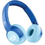 Fresh 'n Rebel Code Junior, Kabellose Bluetooth-Kopfhörer für Kinder, sicherer Klang (<85dB), inkl. Audiokabel, LED-Lichteffekte, 48 Std. Spielzeit (Wavy Water)