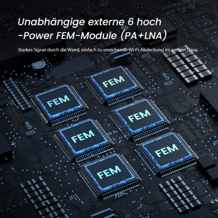 Tenda AX5400 Dual-band Wi-Fi 6 Mesh Router, bis zu 4804 Mbit/s, 6 Antennen, Weiß – Bild 6