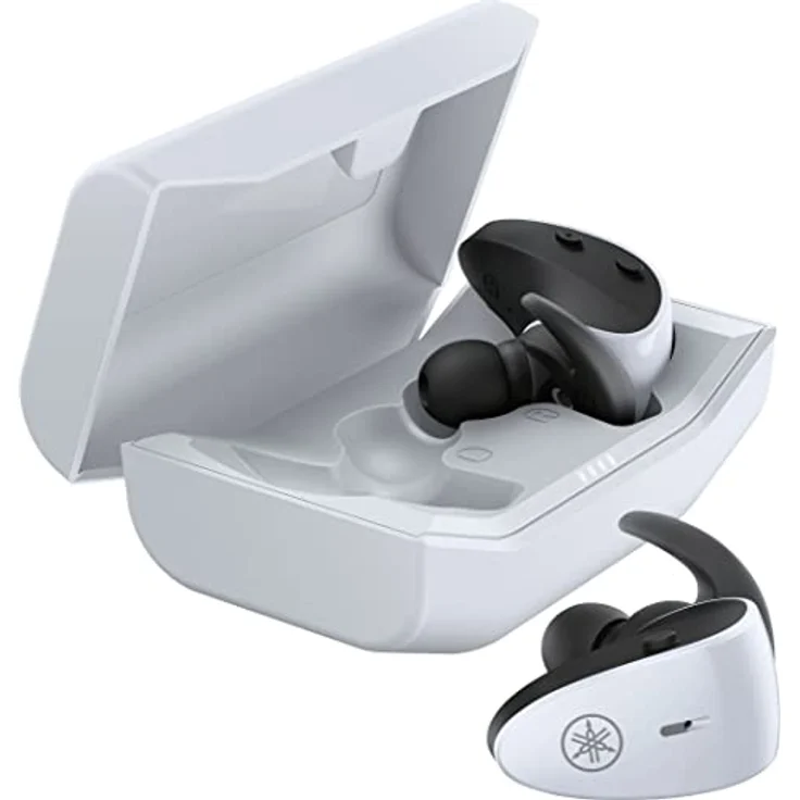 Yamaha TW-ES5A True Wireless Sports Earbuds – Mit Listening Care – In Weiß – Bild 1