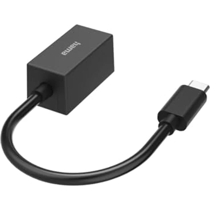 Hama 200322 Netzwerk-Adapter USB-C-Stecker - LAN/Ethernet-Buchse, Gigabit Ethernet – Bild 3