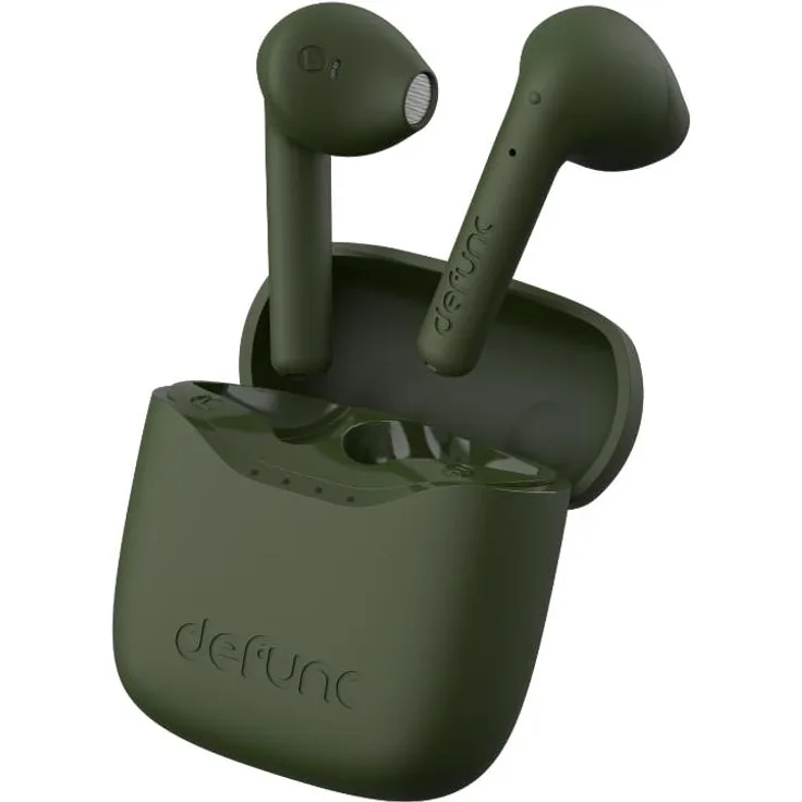 Defunc True Lite Earbuds, In-Ear, Wireless, Green (ANC, 20 h, Kabellos), Kopfhörer, Grün