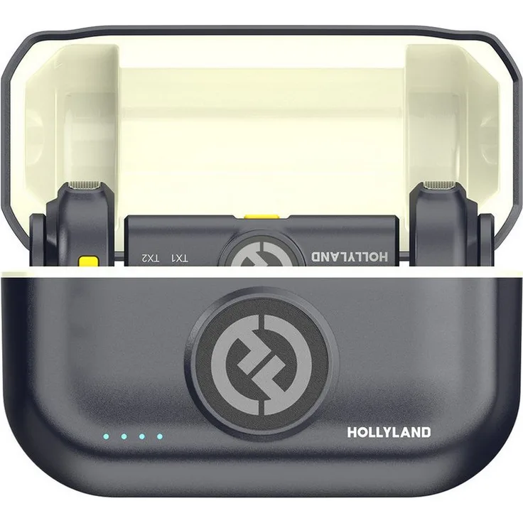 Hollyland Mikrofon Lark M2 Drahtloses Lavalier-Mikrofon (2TX+1RX), Hi-Fi Audio, 300m Reichweite, ENC-Störschutz, Schwarz - Preisvergleich