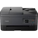 Canon PIXMA TS7450i Multifunktionsdrucker DIN A4 - Farbtintenstrahldrucker schwarz (Scanner, Kopierer, kabelloser Drucker, ADF, WLAN, LCD, 4800 x 1200 DPI) kompatibel mit Drucker ABO PIXMA Print Plan