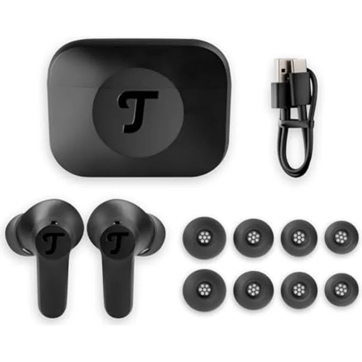 Teufel Airy TWS 2 – Kabellose In-Ear Bluetooth-Kopfhörer, Touch-Bedienung, Mikrofon, Auto-Pairing, AAC, iOS & Android-kompatibel, Schwarz – Bild 6