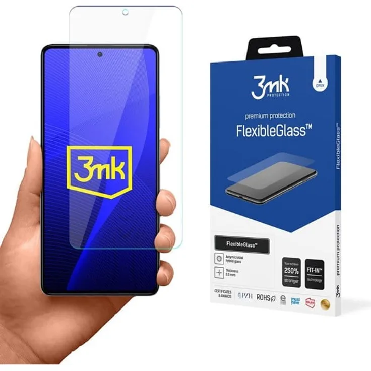 3mk FlexibleGlass, Displayschutzfolie für Smartphones, 1 Stück