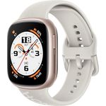 HONOR Watch 4 Smartwatch, Bluetooth Call, 1,75" AMOLED 60Hz Display, Silicone Strap for Men, 97 Workout Modes, 5ATM Waterproof, Heart Rate and Sleep Monitor, 14-Day Battery Longetivity, 1.75", Gold