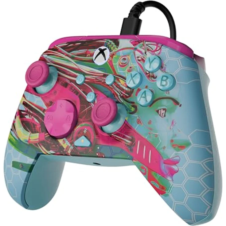 Turtle Beach Rematch Advanced Wired Controller, Programmierbare Rücktasten, Dual-Rumble-Motoren, Mehrfarbig, USB-C-Kabel für Xbox One S und X – Bild 5