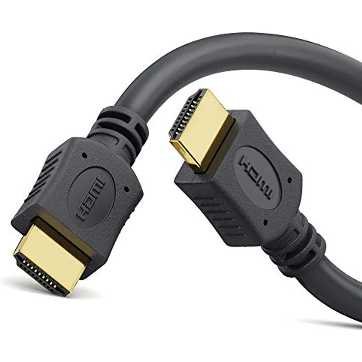 COMAG HDMI Kabel HIGH SPEED mit Ethernet (vergoldete Stecker, Full HD 1080p, 3D) 1,5m schwarz – Bild 2