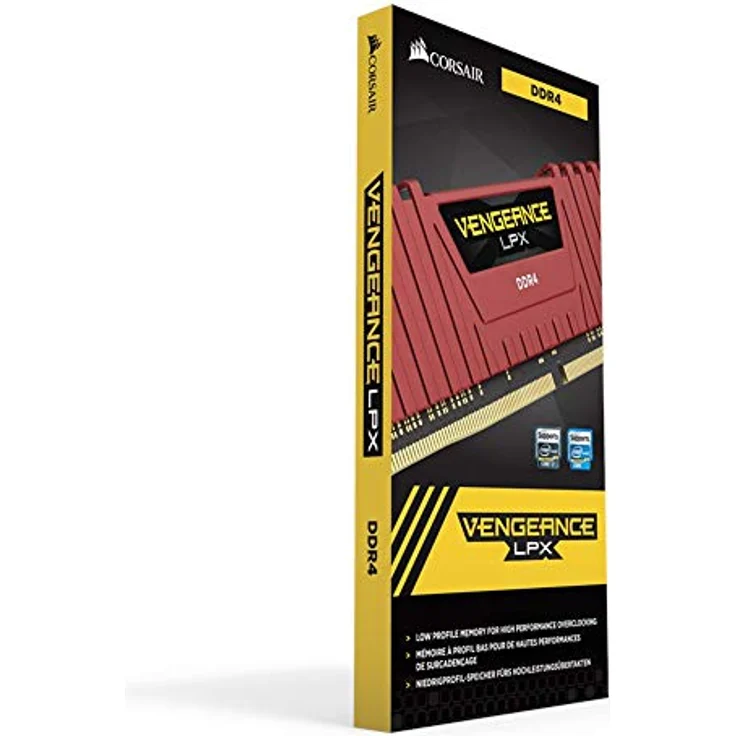 Corsair Vengeance LPX 16GB (2x8GB) DDR4 3200MHz C16 XMP 2.0 High Performance Desktop Arbeitsspeicher Kit, Rot - Preisvergleich – Bild 3