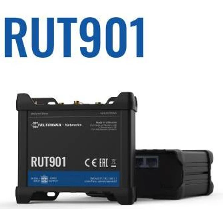 Teltonika NETWORKS RUT901, Dual SIM 4G/LTE/3G WiFi Router mit eSIM, ideal für mobile Anwendungen