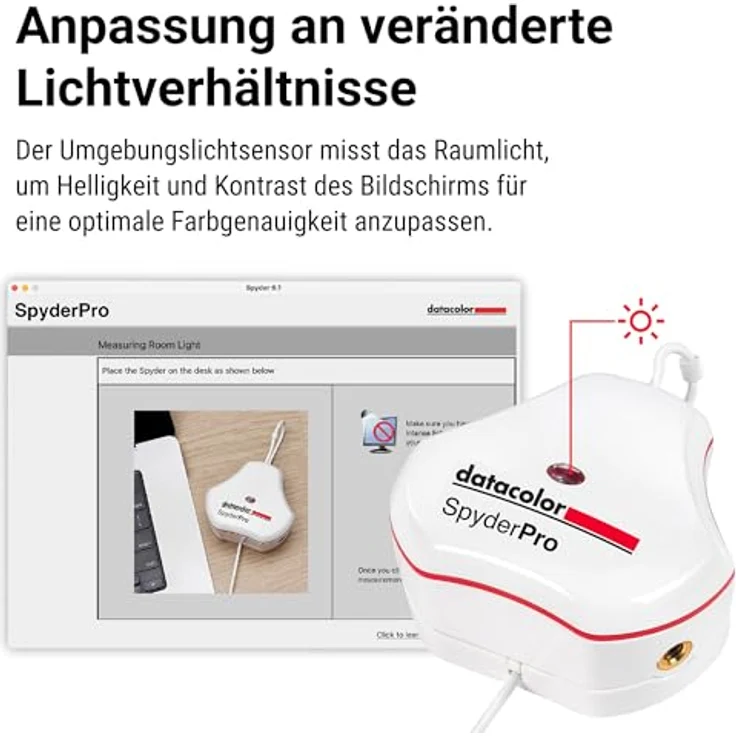 Datacolor SpyderPro – Erweiterte Monitorkalibrierung für optimiertes Farbmanagement, schnelle Kalibrierung in 90 Sekunden, 2024 Version – Bild 5