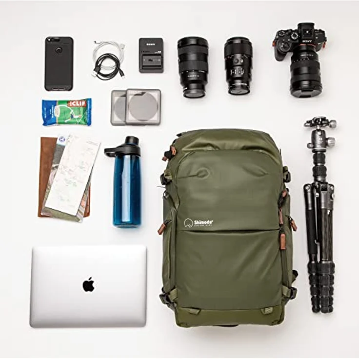 Shimoda Explore V2 25 Fotorucksack, wasserabweisend, für DSLR, spiegellose Kameras, Batterien und Objektive, kleine, modulare Kamera-Einsatz im Lieferumfang enthalten, Armeegrün (520-153) – Bild 4